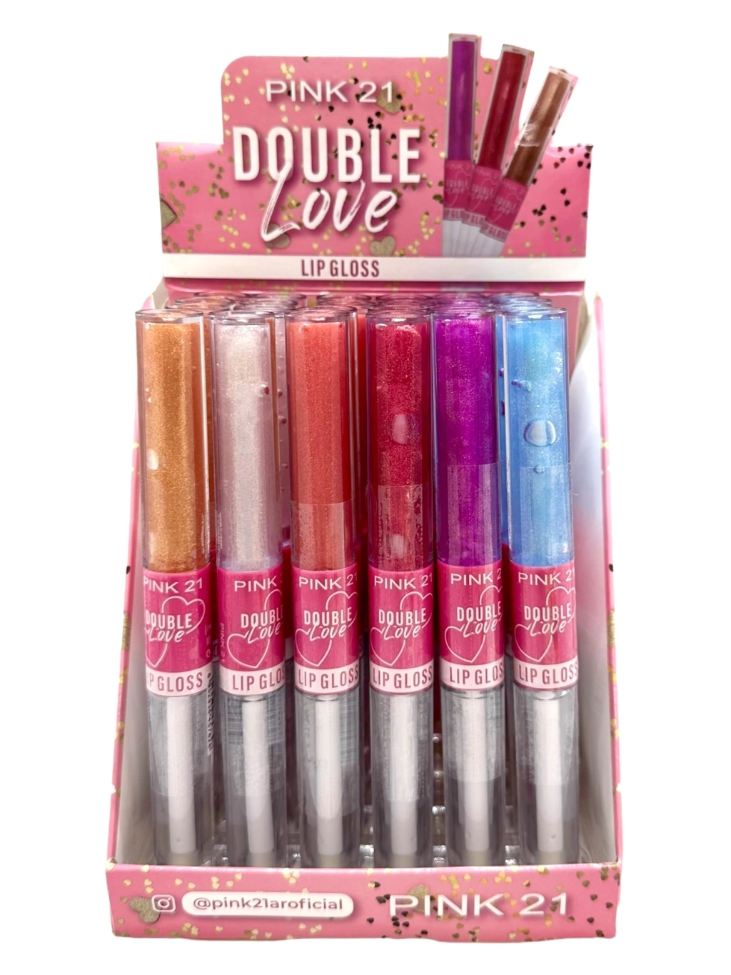 Brillo labial Love Doble Pink21